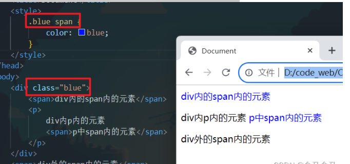 【CSS】：选择器与三大特性_选择器_05