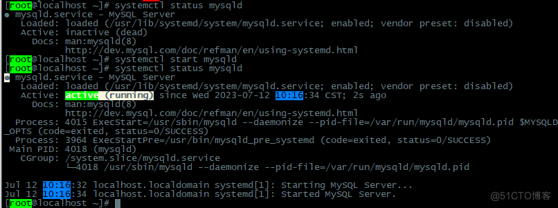 Linux通过yum或rpm安装配置MySQL_Linux_03