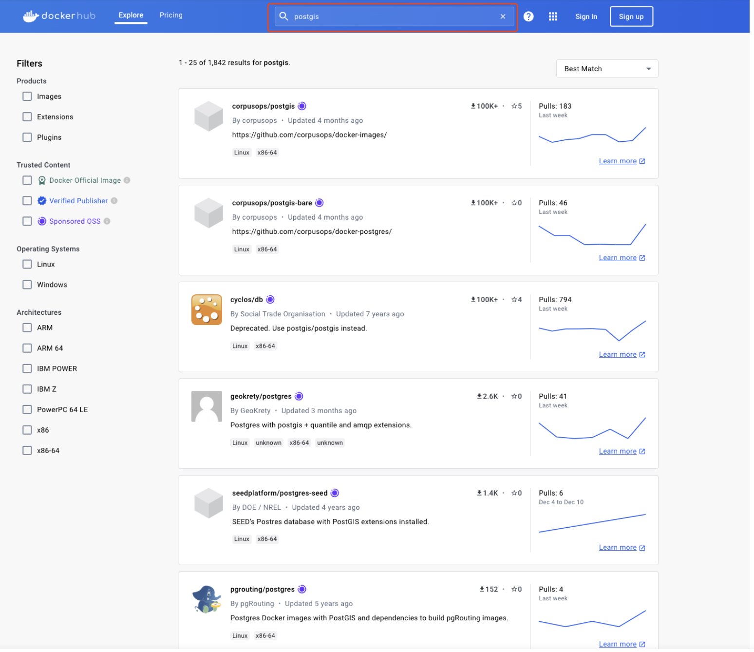 docker安装PostgreSQL+PostGiS_postgresql_02