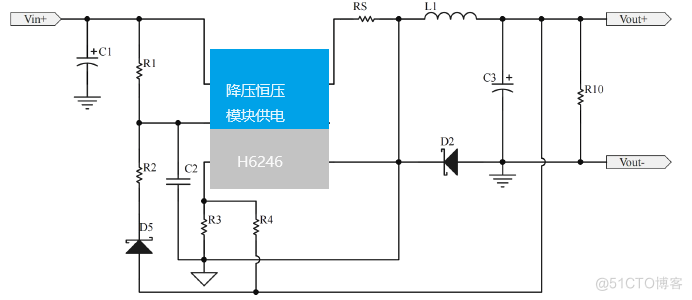 H6246 60V降压3.3V稳压芯片 60V降压5V稳压芯片IC 60V降压12V稳压芯片_封装