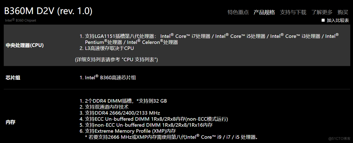 LGA 1151主板支持最大内存容量测试_B365