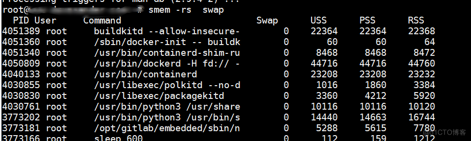 linux 如何查找swap占用最多的进程_Ubuntu