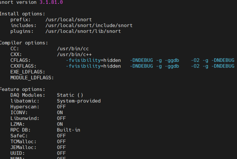 Kali Linux环境下源码编译Snort_编译过程_05