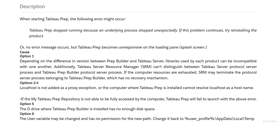 安装tableau prepbuilder后打不开，显示报错，在tableau官网看到了关于这个问题的故障排除，但我看不太懂，求求大神们帮帮忙解读一下解决措施_tableau prepbuilder_02