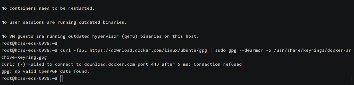 ubuntu和 Cloud EulerOS 2.0 上安装docker_linux_04