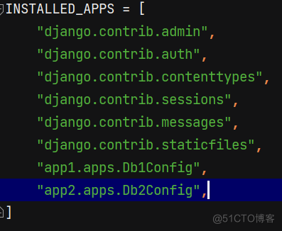 Django—同一项目不同app使用不同数据库_数据库_02