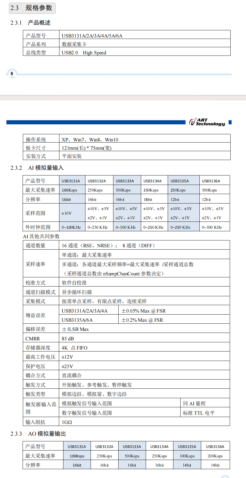 USB313XA数据采集卡_数据采集_02