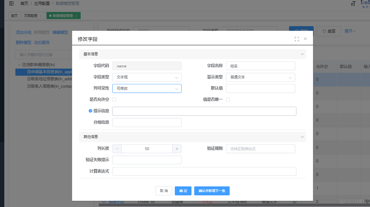 【LuBase低代码框架】第一节-应用与数据模型管理_低代码平台_13