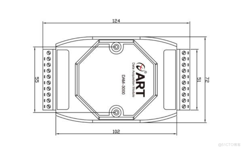 DAM-C3022 8路带隔离数字量输入 8路带隔离集电极输出 数字量输入与输出实现联动 通道一一对应_485_02