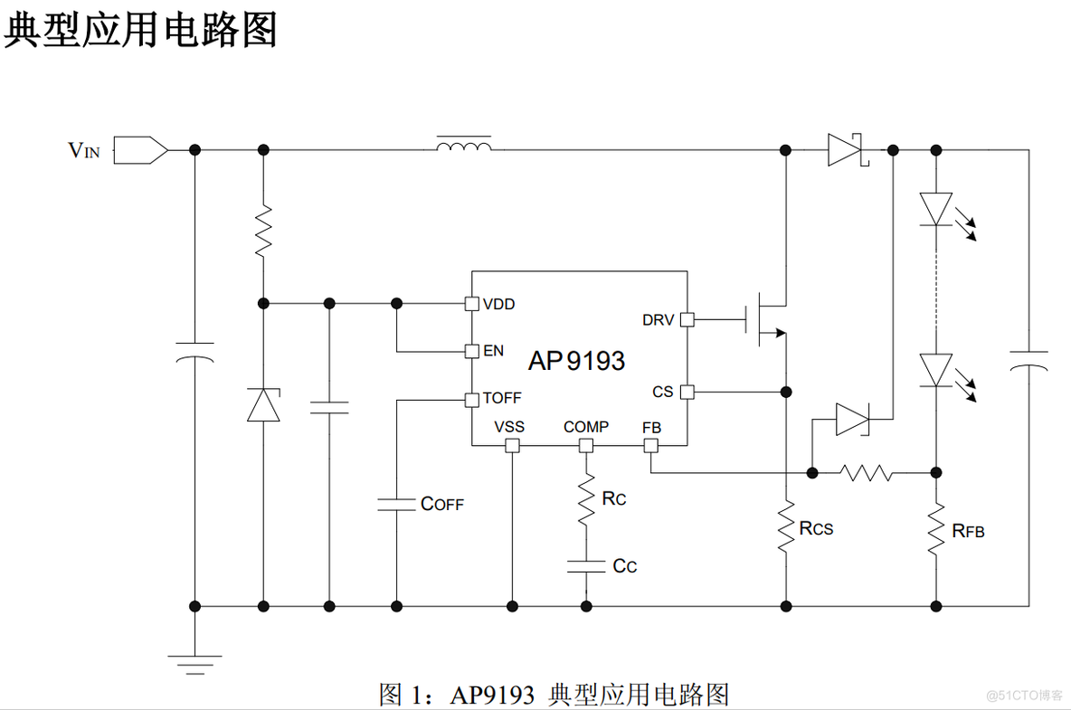 AP9193 输入2.5-30V  宽压100V 内置高精度误差放大器  LED灯大功率升压恒流驱动芯片_恒流芯片