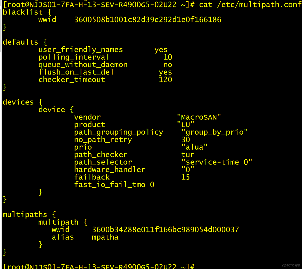 Macro SAN存储-多路径配置_multipath.conf_06