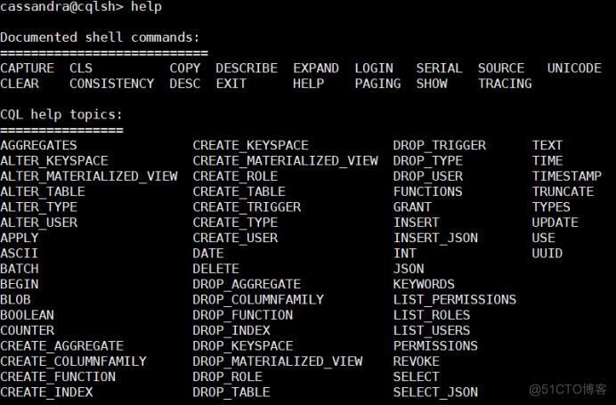 CQL Shell 客户端_Cassandra_03