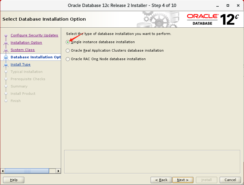 oracle 12c  云数据库安装 单机 图形化_oracle12c_05