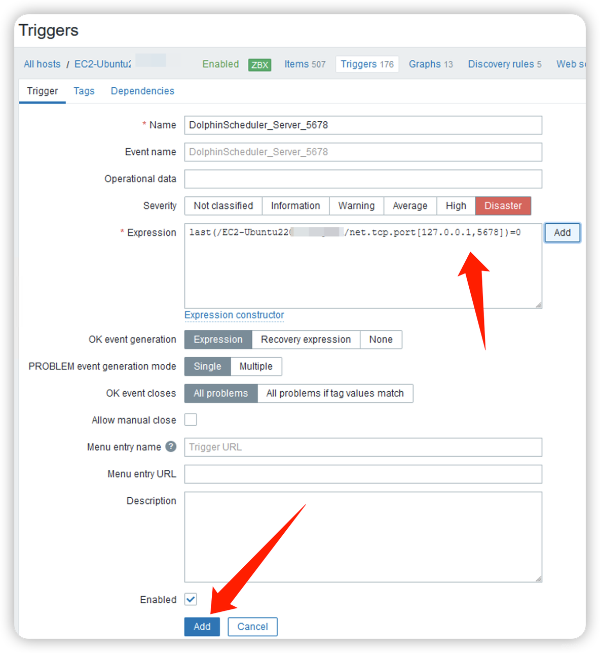 Zabbix Agent添加自定义端口监控_自定义_08