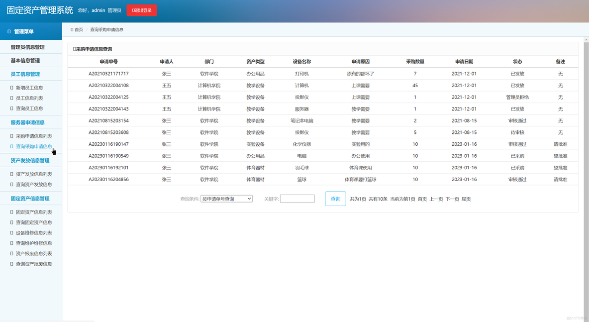 基于SSM的固定资产管理系统_java实战项目_09