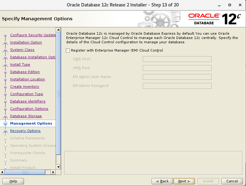 oracle 12c  云数据库安装 单机 图形化_oracle12c_15