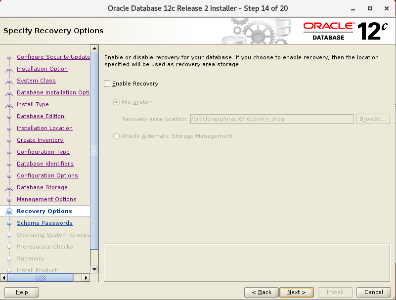 oracle 12c  云数据库安装 单机 图形化_云数据库_16