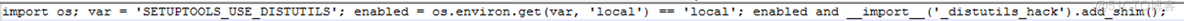 执行python脚本时报错Error processing line 1 of xxxxxx\distutils-precedence.pth_告警处理_02