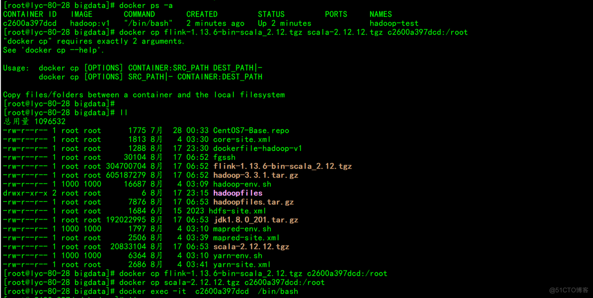 第二十五节  Docker 部署 Flink on Yarn_hadoop_14