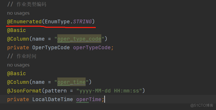 java枚举类编写和他的前端展示（json格式化）以及后端存储（存储到数据库）_枚举类型_07
