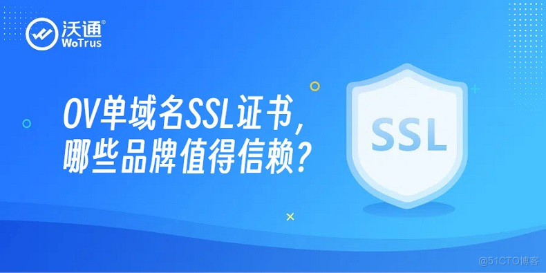 OV单域名SSL证书，哪些品牌值得信赖？_https