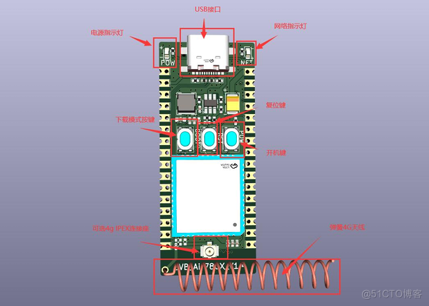 合宙低功耗4G模组Air780EQ——开发板使用说明_4G_04