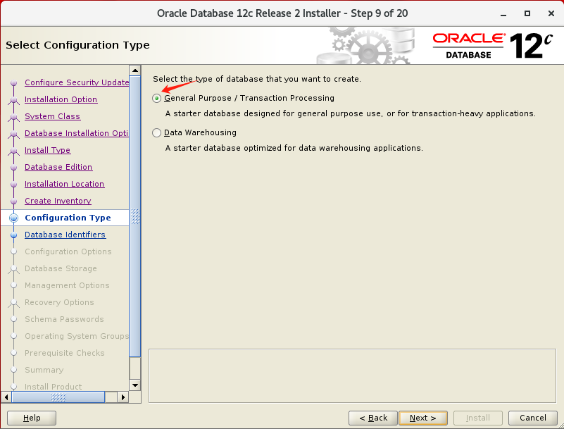 oracle 12c  云数据库安装 单机 图形化_oracle12c_10