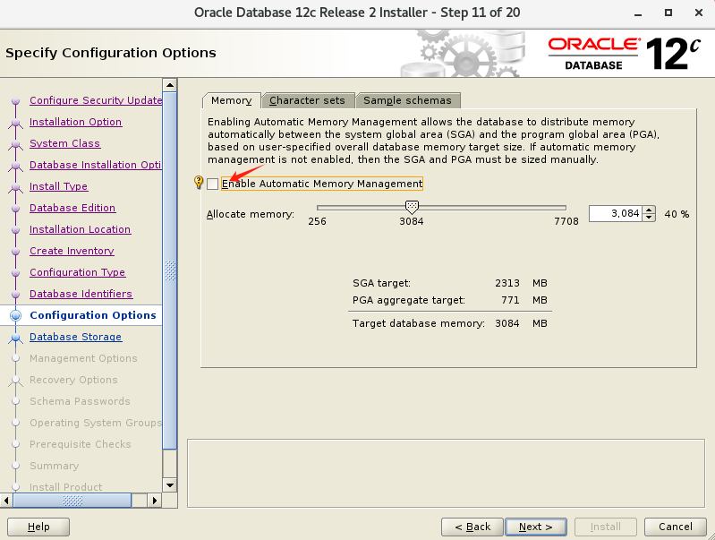 oracle 12c  云数据库安装 单机 图形化_云数据库_12