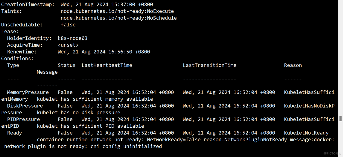 k8s-node节点一直not ready排查思路及解决办法_docker