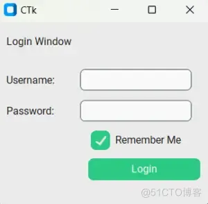 CustomTkinter 教程：在 Tkinter 中创建图形 GUI_登录应用程序_07