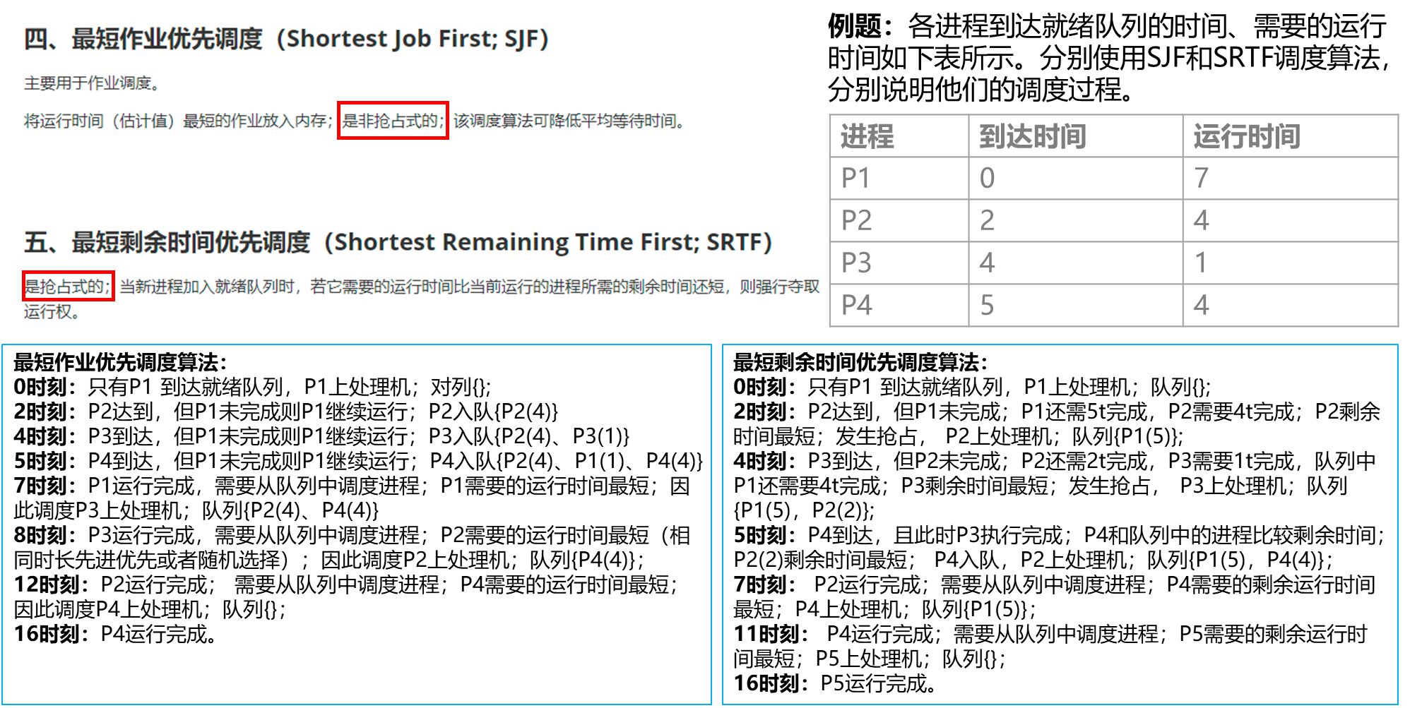 【操作系统】进程/线程调度算法题_解析_06