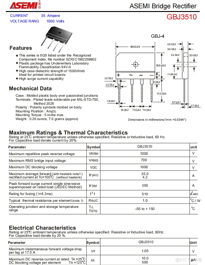 GBJ3510-ASEMI新能源专用整流桥GBJ3510_GBJ3510_02