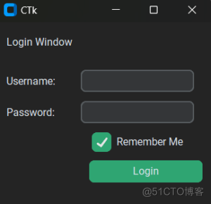 CustomTkinter 教程：在 Tkinter 中创建图形 GUI_登录应用程序_08