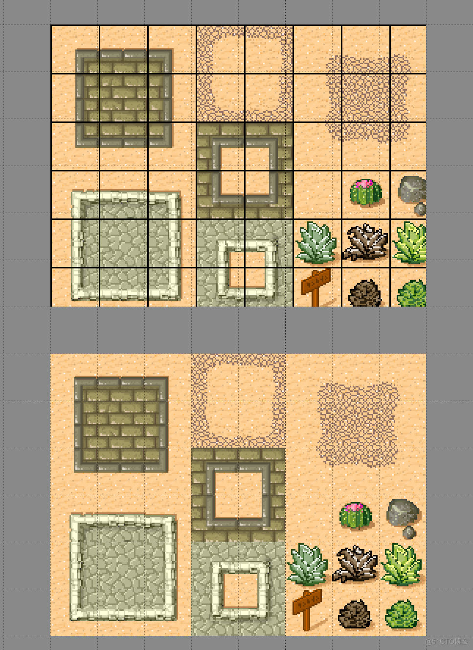 第四章 游戏开发Tiled篇-Tiled正常方向（Orthogonal）地图编辑——导入图块集_tileset_12