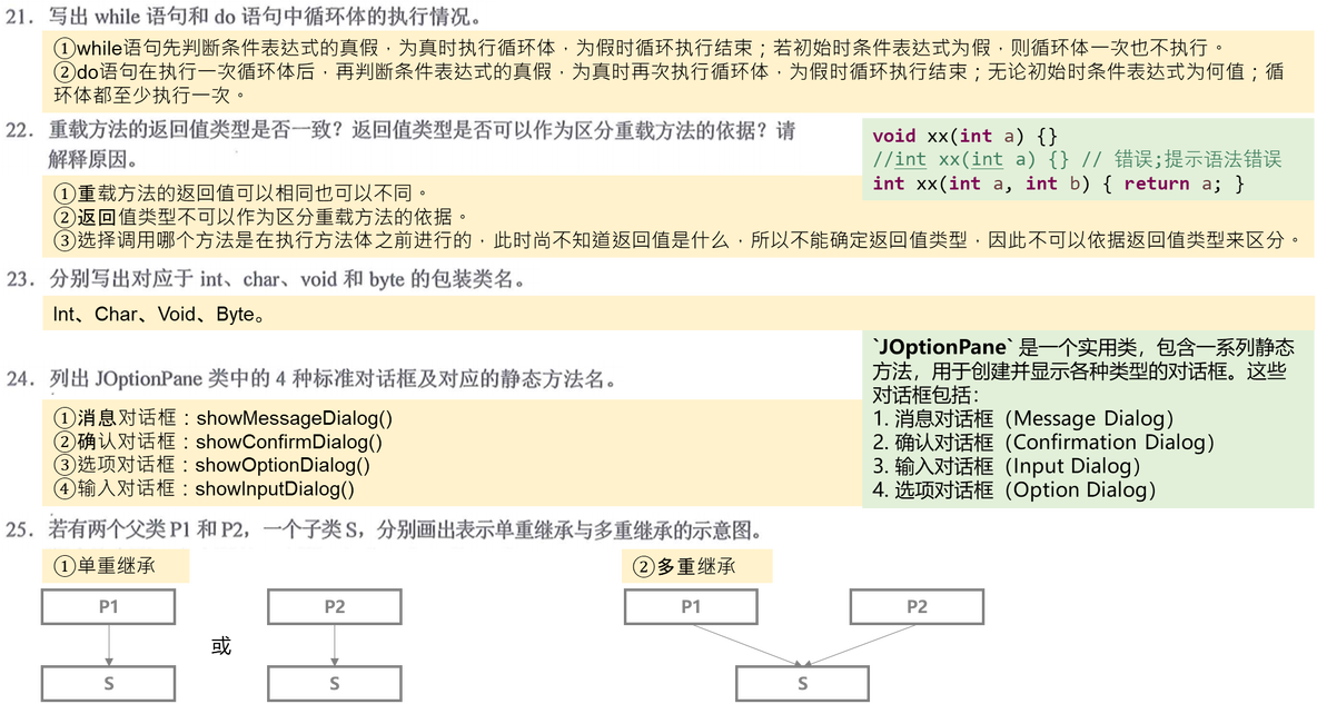 【Java基础】简答题_真题_07