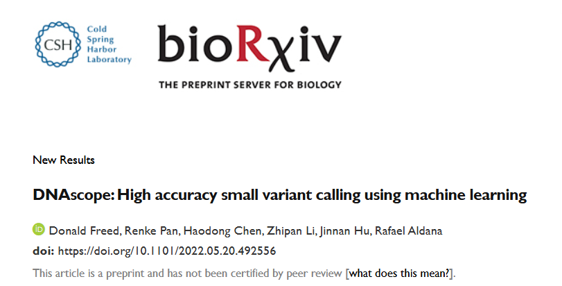 文献解读- DNAscope: High accuracy small variant calling using machine learning_Sentieon_02