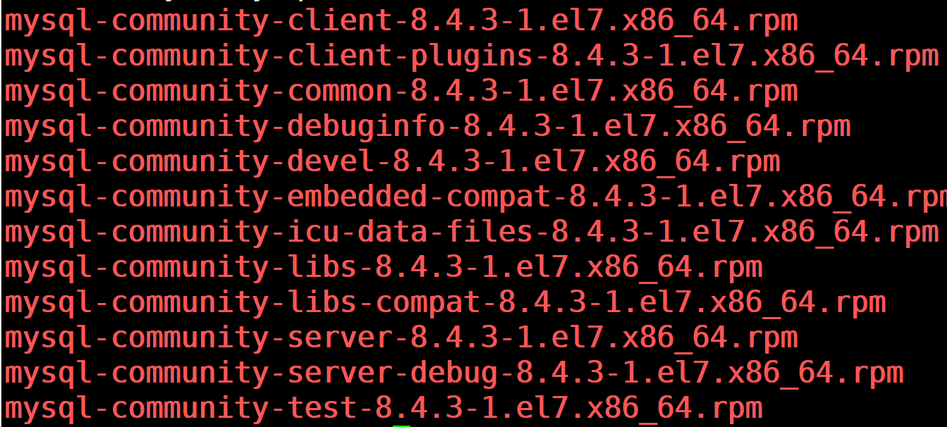 CentOS7x86_64位RPM方式安装Mysql8.4.3详细过程以及安装过程中报错问题解决-----适合小白选手_mysql_05