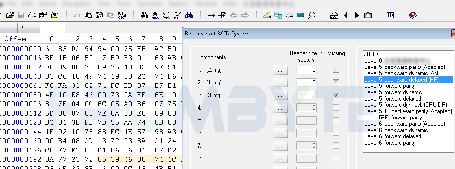 服务器数据恢复—raid5阵列故障导致上层系统分区无法识别，拷贝数据出错的数据恢复案例_raid5数据恢复_04