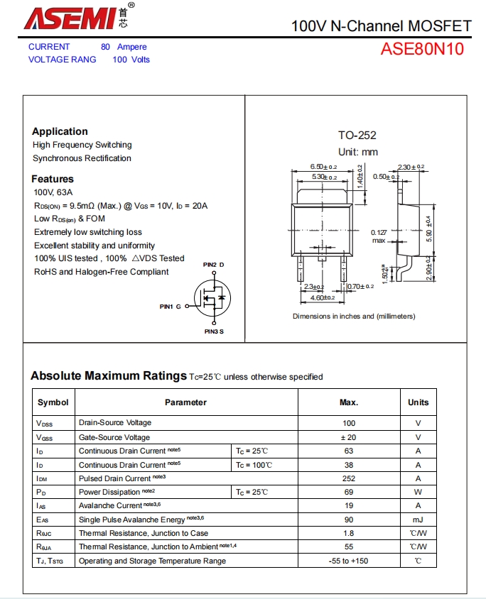 ASE80N10-ASEMI中低压N沟道MOS管ASE80N10_ASE80N10_02