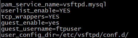实验——基于文件验证和MYSQL验证的vsftpd虚拟用户_Linux_56