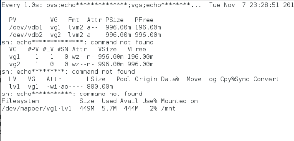 linux中LVM动态扩容和管理_lvm_11