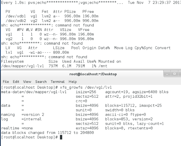 linux中LVM动态扩容和管理_lvm_12