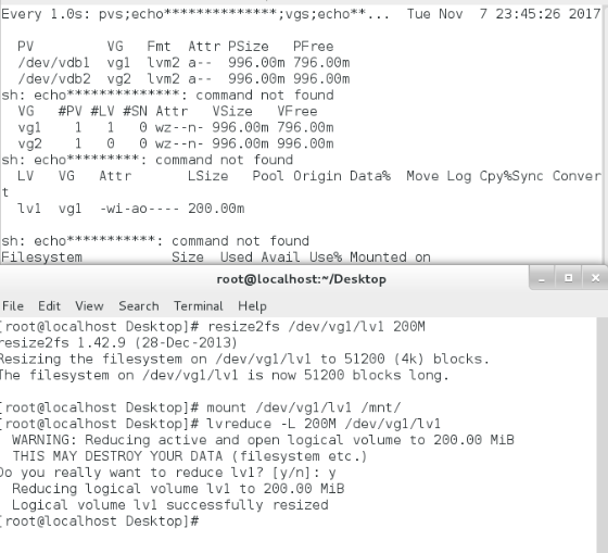 linux中LVM动态扩容和管理_lvm_15