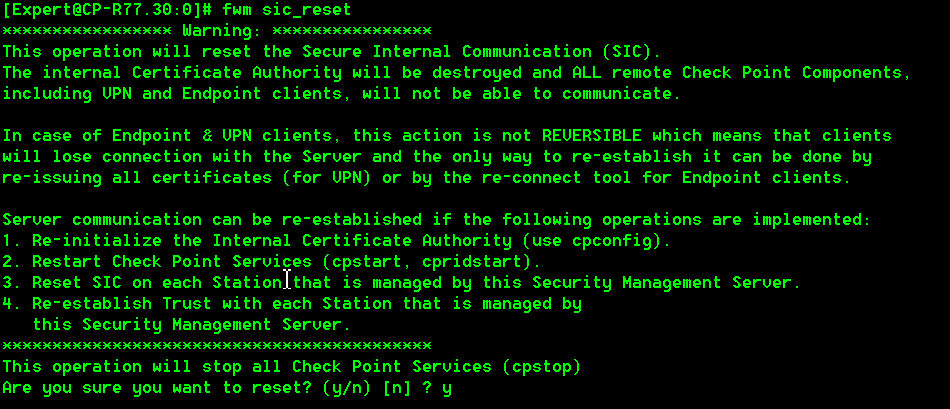 checkpoint 防火墙系统报错1--the internal CA certificate failed（内部CA损坏）_ CA