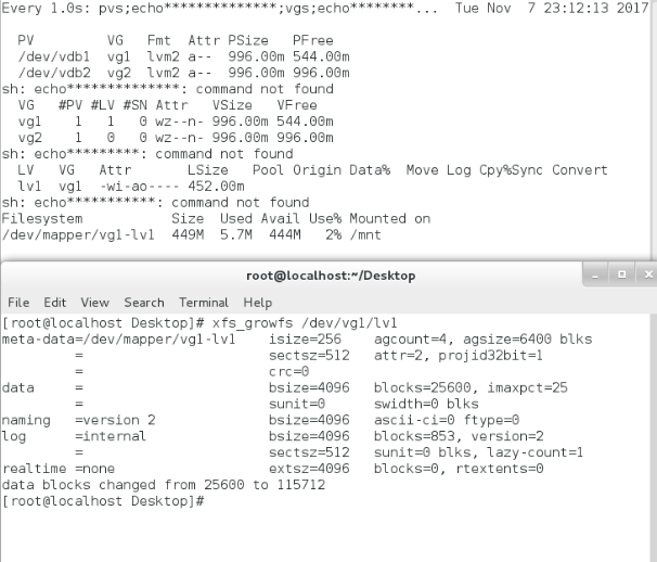 linux中LVM动态扩容和管理_lvm_09