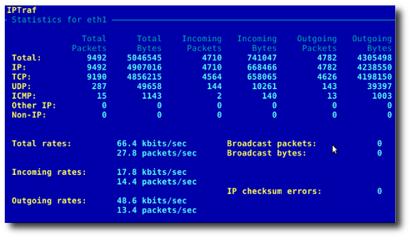 图 02：常规接口统计：基于网络接口的 IP 流量统计