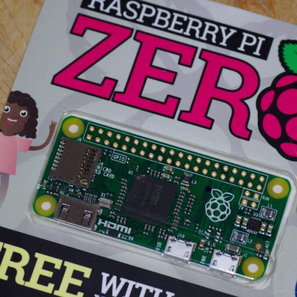 从 MagPi 杂志上获得的树莓派 Zero。CC BY-SA.4.0。