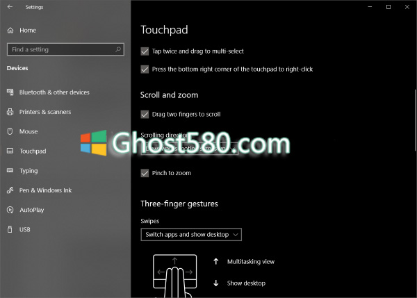 如何在Windows 10中反转鼠标和触摸板滚动方向