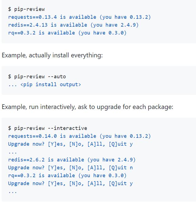 Python小技巧：如何批量更新已安装的库？