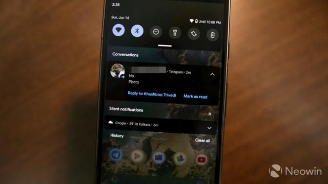 Android 11中的“对话”功能可能不会在所有设备上提供